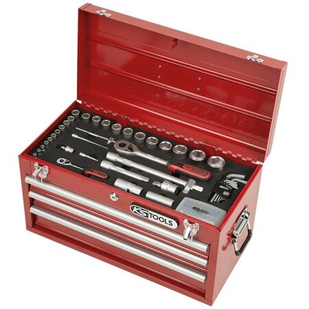 Ks tools 100 pièces coffre à outils 1/4" 1/2"