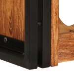 vidaXL Étagère à vin Marron 100 x 45 x 33 cm Bois d'Acacia Massif