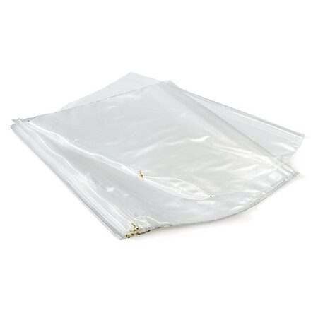 Housse plastique transparente pour vêtements avec fermeture curseur 60x90 cm