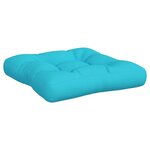 vidaXL Coussins de palette 3 Pièces turquoise tissu Oxford