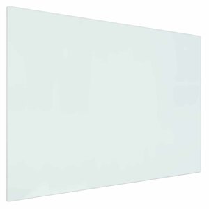 vidaXL Plaque en verre de cheminée Transparent 80 x 60 cm Verre