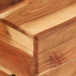 vidaXL Boîte de rangement 39x28x31 cm Bois massif d'acacia
