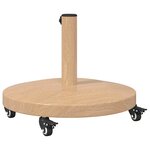 vidaXL Socles de parasol d'extérieur Bois clair 48 x 48 x 32.5 cm