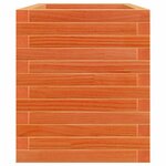 vidaXL Jardinière cire marron 70x40x46 cm bois de pin massif