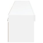 vidaXL Meubles TV avec lumières LED 2 Pièces blanc 100x30x30 cm