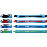 Blister 4 stylo à bille slider memo xb pointe large assortis schneider