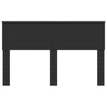 vidaXL Tête de lit Chêne noir 140 cm Bois d'ingénierie