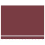 vidaXL Auvent Rétractable Bordeaux 350 x 200 cm Polyester et Aluminium