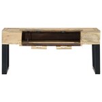 vidaXL Table basse Style cassette 100x52x45 cm Bois de manguier massif
