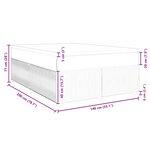 vidaXL Sommier à lattes de lit et matelas Vert foncé 140x200cm Velours