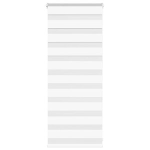 vidaXL Store zèbre blanc 65x100 cm largeur du tissu 60 9 cm polyester