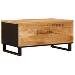 vidaXL Table basse Marron 80 x 50 x 40 cm Bois de mangue massif