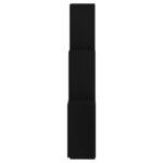 vidaXL Étagère murale cube Noir 78x15x93 cm Bois d’ingénierie