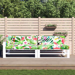 vidaXL Coussins de palette lot de 5 multicolore tissu