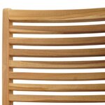 vidaXL Chaises de jardin 2 Pièces Marron 52 x 64 5 x 108 cm