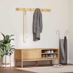 vidaXL Banc de couloir avec tiroir FLORO Cire marron 115 x 40 x 45 cm