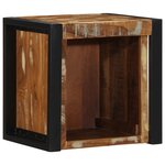 vidaXL Table de chevet multicolore 40x35x40 cm bois de récupération