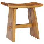vidaXL Tabouret Bois de teck massif
