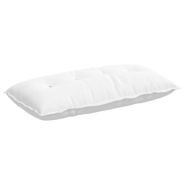 vidaXL Coussin de Dos Blanc 100 x 19 x 50 cm tissu