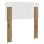 vidaXL Tête de lit Chêne artisanal 80 cm Bois d'ingénierie