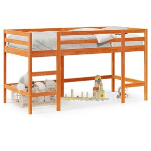 vidaXL Lit mezzanine d'enfants sans matelas avec échelle 90x200 cm
