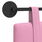 vidaXL Tête de lit suspendue Rose tissu