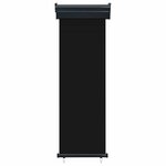 vidaXL Auvent latéral de balcon 65x250 cm noir