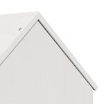 vidaXL Maison pour chat blanc 41x50x50 cm bois de pin massif