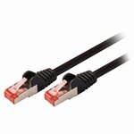 NEDIS Cat 6 S/FTP Network Cable - RJ45 Male - RJ45 Male - 0.25 m - Noir