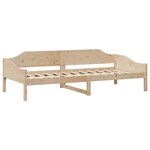 vidaXL Cadre de lit sans matelas 90x190 cm bois de pin massif