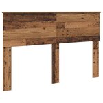 vidaXL Tête de lit Bois Ancien 140 cm Bois d'ingénierie