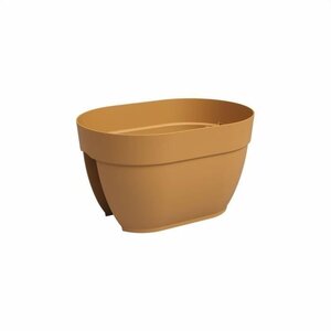 Jardinière balcon CAPRI CAMPANA 40 ma - Jaune miel - 39 x 25 6 x 22 5 cm