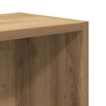 vidaXL Bibliothèque chêne artisanal 31x24x52 cm bois d'ingénierie