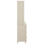 vidaXL Buffet HAMAR Bois massif de pin Marron miel
