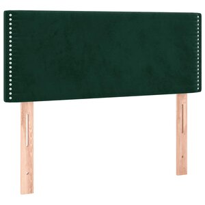 vidaXL Tête de lit Vert foncé 90x5x78/88 cm Velours