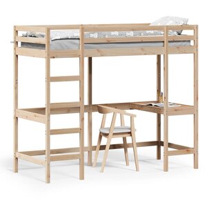 vidaXL Lit superposé sans matelas 80x200 cm bois massif de pin