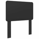 vidaXL Tête de lit Chêne noir 75 cm Bois d'ingénierie