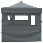 vidaXL Tente de réception pliable avec 5 parois 870x291x315 cm Anthracite