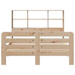vidaXL Cadre de lit sans matelas 135x190 cm bois de pin massif