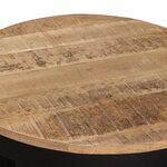 vidaXL Table basse bois de manguier brut 60x40 cm