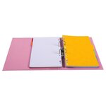 Classeur à levier PVC A4 dos de 70mm Rose EXACOMPTA