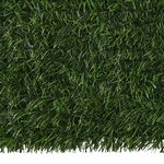 vidaXL Clôture Artificielle Vert clair 1 x 10 m PVC et Acier