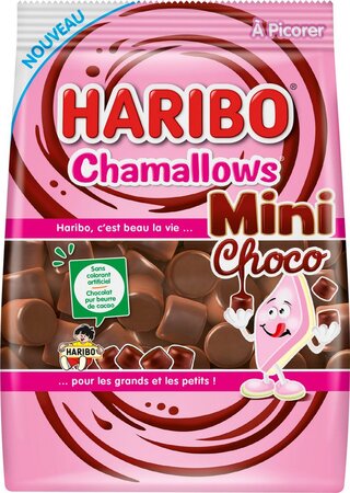 Haribo Bonbons guimauves mini Chamallows choco