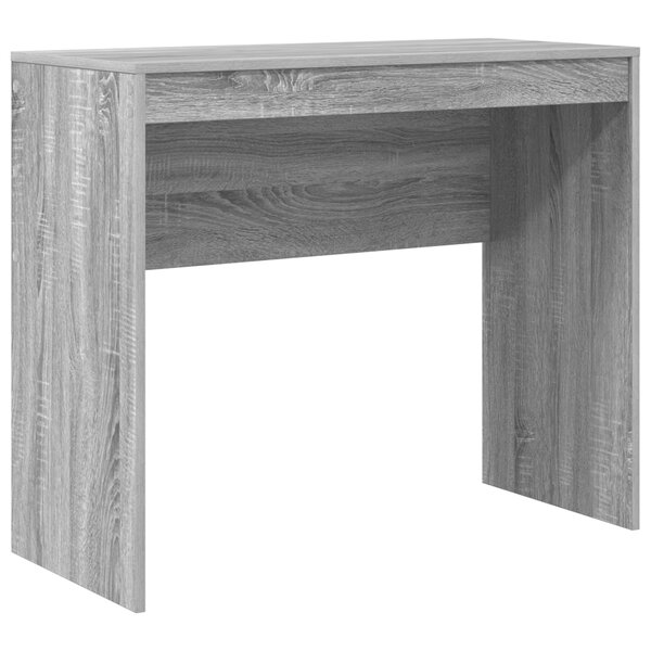 vidaXL Bureau d'écriture Gris sonoma Bois d'ingénierie 90 x 40 x 76 cm