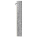 vidaXL Armoire à vitrine sonoma gris 80x8 5x58 cm bois d'ingénierie