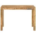 vidaXL Table à dîner 110x55x76 cm Bois de manguier massif