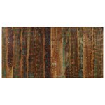 vidaXL Tête de lit multicolore 160 cm bois massif récupération