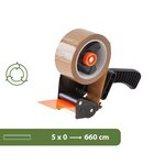 Pack and Move - Kit Complet Emballage et Déménagement - Ruban Adhésif Offert - Dévidoir Ruban adhésif Cutter Marqueur