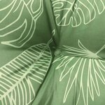 vidaXL Coussins de chaise à dossier haut lot de 4 modèle de feuille