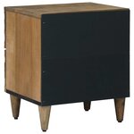 vidaXL Cabinet de chevet Marron 40 x 33 5 x 46 cm